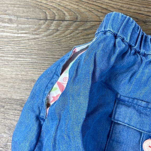 Matilda Jane Little Girls Chambray Fly A Kite skirt with liner, size 4 - Picture 7 of 7